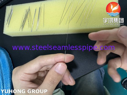 Tube d'aiguille biseautée à coupe arrière en acier inoxydable 26G pour ponction médicale ISO9626 SUS304