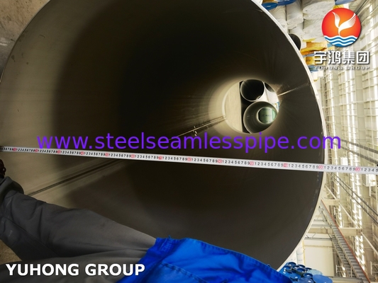 ASTM A358 / ASME SA358 TP316L Pipe soudée en acier inoxydable décapée et recuit pour le gaz de pétrole chimique