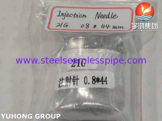 Tuyau d'aiguille en acier inoxydable de qualité médicale ISO9626 SUS304