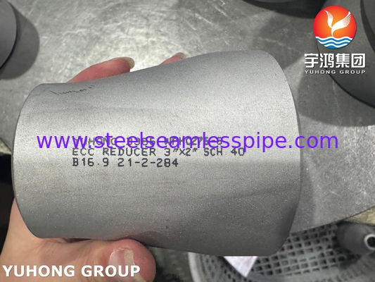 ASTM B366 N10276 ECC Reducteur de conduites de livraison de haute pureté moyennes