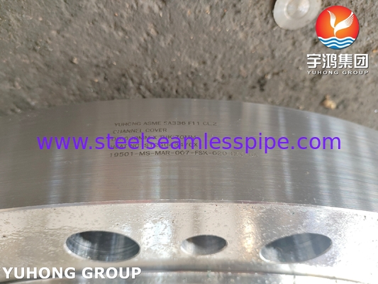 ASME SA336 F11 Cl2 Couverture de canal Forges de grande taille pour réacteur d'hydrogénation des produits pétrochimiques