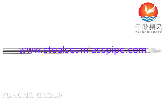 Lancet de sang à rainures en acier inoxydable 30G, tuyau d' aiguille à pointe solide à bille pour le prélèvement de sang, ISO9626