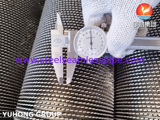 Tubes à nageoires serrées ASTM A312 TP304H pour chaudières et superchauffeurs