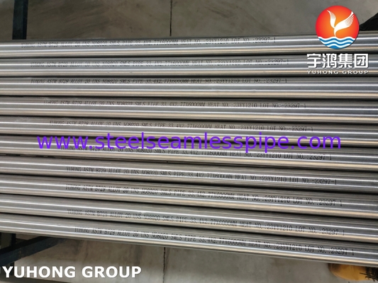 ASME SB729 UNS N08020 Pipe sans soudure en alliage de nickel pour évaporateur d'acide phosphorique