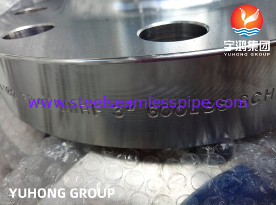 ASTM A182 ASME SA182 F347L Flange forgée RF à cou de soudure pour chaudières supercritiques