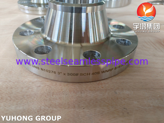 ASTM B564 N10276 Flange forgée en acier allié au nickel B16.5