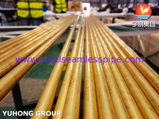 ASME SB111 C68700 Tubes en laiton sans couture O61 pour échangeur de chaleur