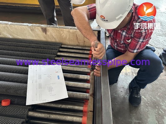 ASME SA213 T22 Tubes à nageoires serrées en acier allié HFW destinées aux projets de raffineries