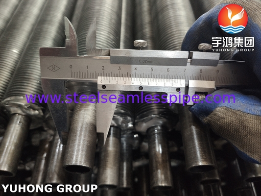 ASTM A179 Tubes en aluminium à nageoires intégrées de type G 1010 pour le transfert de gaz en gaz et de gaz en liquide