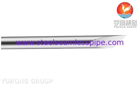 Stainless Steel Bevelled Solid Core Needle Tube ISO9626 304 Blood Lancet For Sample Collection