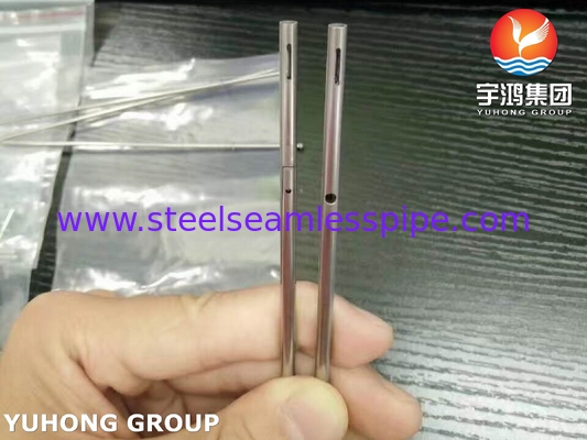 Tubes capillaires en acier inoxydable 304 316 Tubes électrodes non standard sur mesure pour batterie au lithium