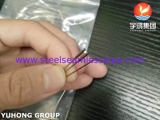 Tubes capillaires en acier inoxydable 304 316 Tubes électrodes non standard sur mesure pour batterie au lithium