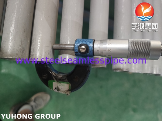 Tubes soudés en acier inoxydable ASTM A249 TP316Ti, pétrochimiques, échangeurs de chaleur