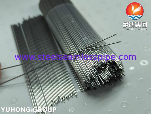 Tube d'aiguille à demeure veineuse en acier inoxydable pour administration de médicaments ISO9626 SUS304