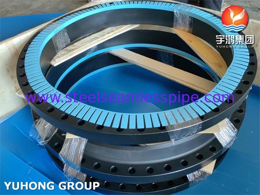 ASTM A105 Série B d'acier au carbone Flange à coude de soudure B16.47 pour tuyauterie