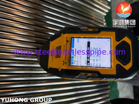 Tubes soudés en acier inoxydable ASTM A249 TP316L, brillant, recuit