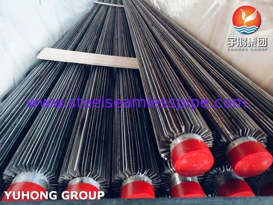 Tube à ailettes soudées longitudinales ASTM A213 TP316L pour refroidisseurs d'huile et systèmes de réfrigération