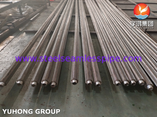 Tube à ailettes soudées longitudinales ASTM A213 TP316L pour refroidisseurs d'huile et systèmes de réfrigération