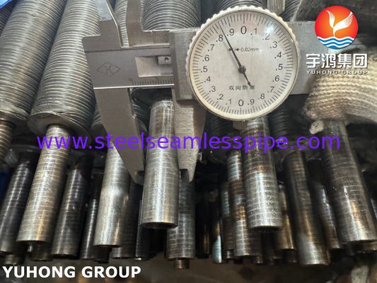 Tube à ailettes de type L enroulé ASME SA179 avec ailettes AL1060 pour échangeurs de chaleur refroidis par air