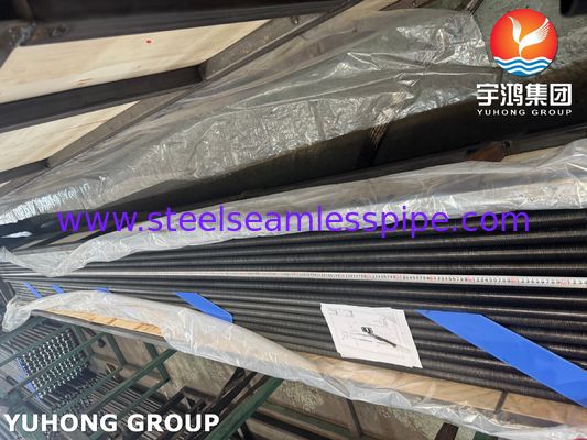 Tube à ailettes de type L enroulé ASME SA179 avec ailettes AL1060 pour échangeurs de chaleur refroidis par air