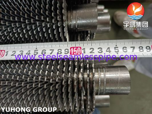 Tube à ailettes dentées ASME SA192 pour refroidisseur de gaz du système de récupération de chaleur résiduelle