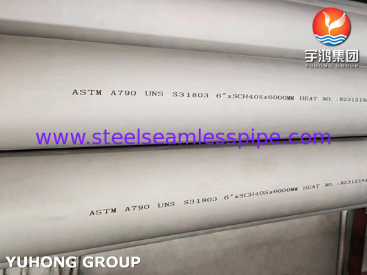 Pièces en acier inoxydable duplex ASTM A790 / ASME SA790 S31803