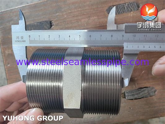 ASTM A182 F316L Raccord Union BSP Hexagonal Forgé sous Pression