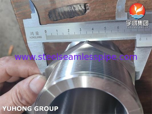 ASTM A182 F316L Raccord Union BSP Hexagonal Forgé sous Pression