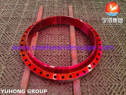 ASTM A105 Flange forgée en acier au carbone à face soulevée à coude de soudure B16.5