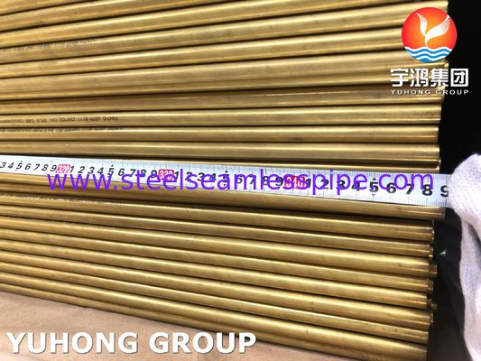 Tube sans soudure en laiton aluminium C68700, ASTM B111 UNS C68700, Utilisé dans les usines de dessalement