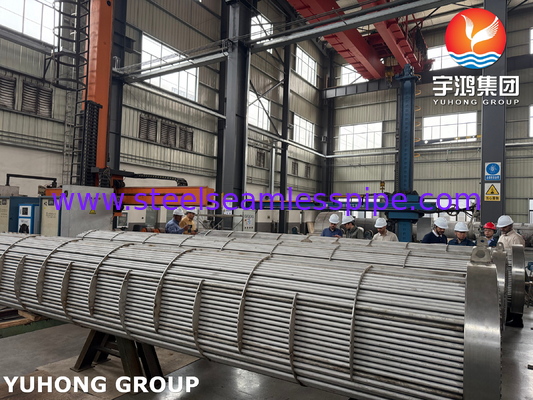 BV inspecté SA182 F11 GR.2 Carcasse de feuille de tube et échangeur de chaleur de tube TEMA type R pour un transfert de chaleur optimal