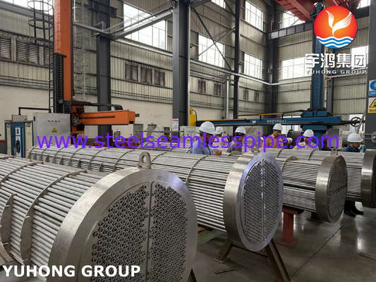 BV inspecté SA182 F11 GR.2 Carcasse de feuille de tube et échangeur de chaleur de tube TEMA type R pour un transfert de chaleur optimal