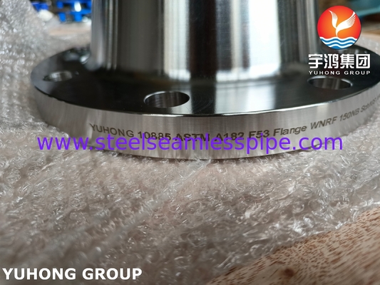 ASTM A182 F53 WNRF Classe de flange 150 à 2500 Connexion de tuyauterie haute pression