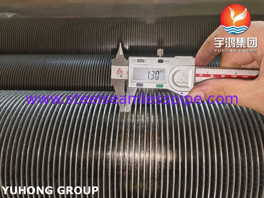 Tube sans soudure en acier allié, ASME SA335 P9, Tube à ailettes pleines, Pour système HRSG