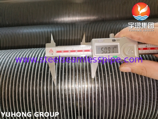 Tube sans soudure en acier allié, ASME SA335 P9, Tube à ailettes pleines, Pour système HRSG