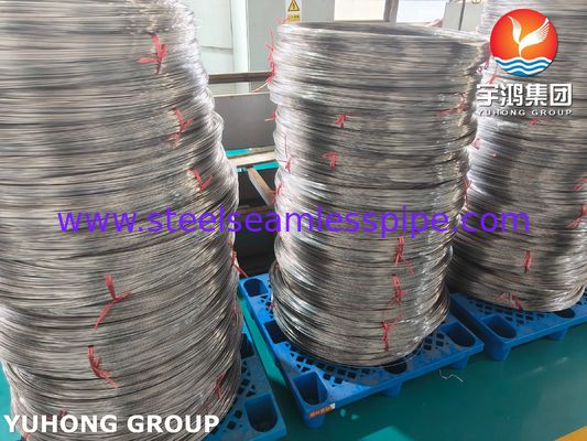 SUS304 Tubes capillaires médicales en acier inoxydable enroulées pour tubes d'aiguille d'injection ISO9626