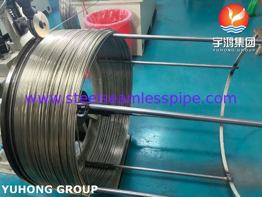 SUS304 Tubes capillaires médicales en acier inoxydable enroulées pour tubes d'aiguille d'injection ISO9626