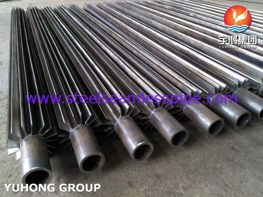 Tube à ailettes longitudinales ASTM SA210 Gr A1 avec ailettes en acier au carbone pour échangeur de chaleur