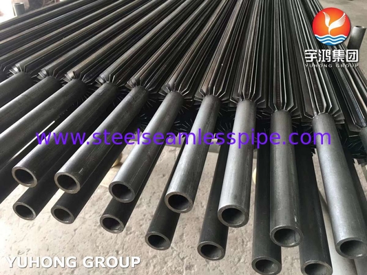 Tube à ailettes longitudinales ASTM SA210 Gr A1 avec ailettes en acier au carbone pour échangeur de chaleur