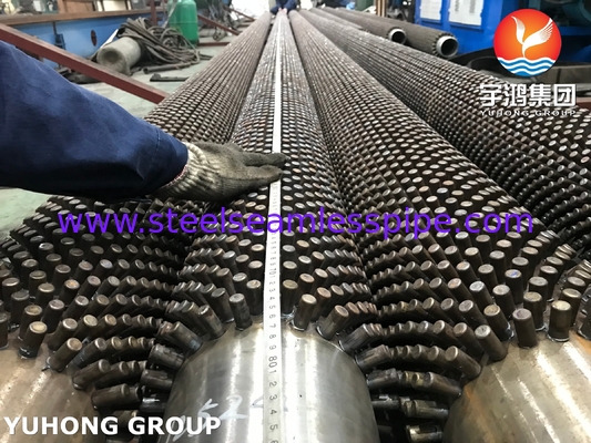 ASTM A213 T9 Tubes à aileron en acier allié avec ailerons en acier allié / en acier inoxydable pour chaudière ou chauffage