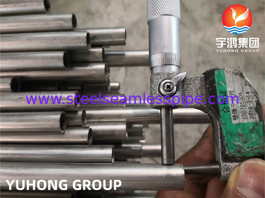 Tube soudé en acier inoxydable ASTM A269 TP321 pour électrothermie