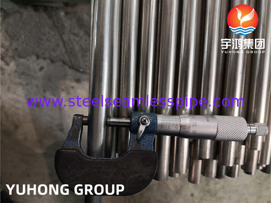Tube soudé en acier inoxydable ASTM A269 TP321 pour électrothermie