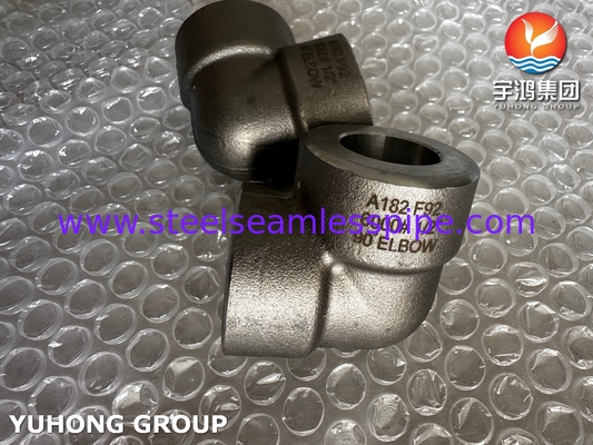 ASTM A182 F92 acier allié forgé 90 degrés coude 2 pouces B16.11