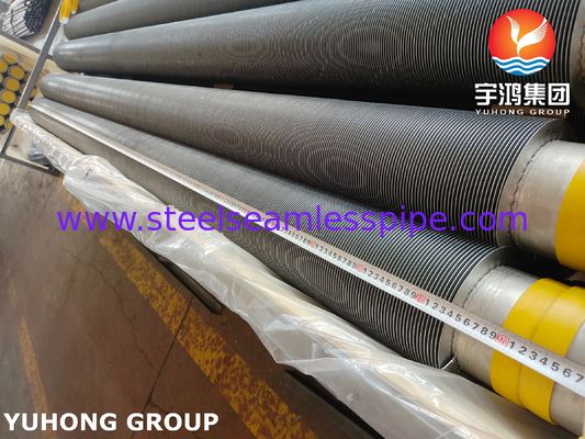 Tube à ailettes pleines ASTM A376 TP347H pour échangeurs de chaleur et chaudières