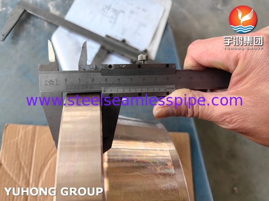 ASTM B283 C70620 Flange en alliage de cuivre et de nickel pour les applications maritimes