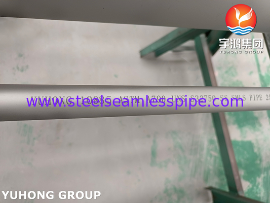 Pipe sans soudure en acier inoxydable ASTM A790 UNS S37500 Super duplex