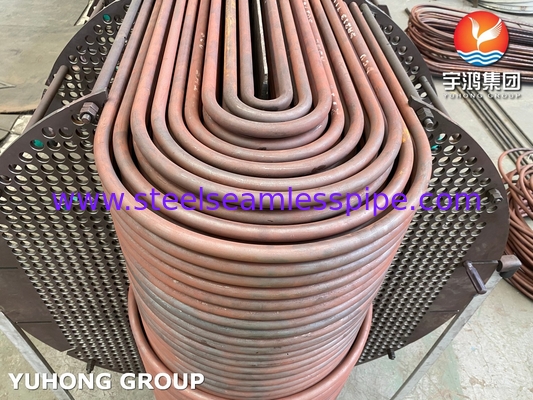 Échangeur de classe R TEMA: groupe de tubes sans soudure en acier au carbone, 1,5 × hydrotest par ASME Sec VIII