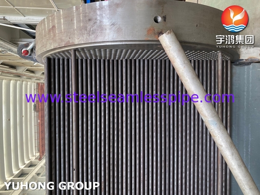 Échangeur de classe R TEMA: groupe de tubes sans soudure en acier au carbone, 1,5 × hydrotest par ASME Sec VIII