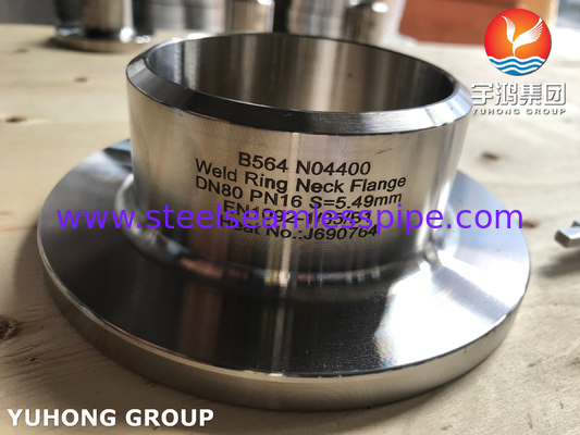 N04400 Flanges WNRF Conformes à la norme ASTM B564 Flanges résistantes à la corrosion de haute performance