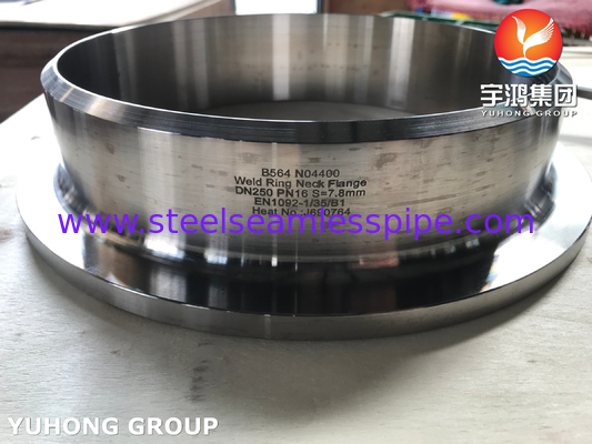 N04400 Flanges WNRF Conformes à la norme ASTM B564 Flanges résistantes à la corrosion de haute performance